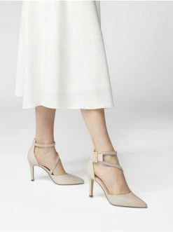 Auslauf 🥰 Pumps Catwalk Brautschuh Beige Günstig Kaufen ❤️