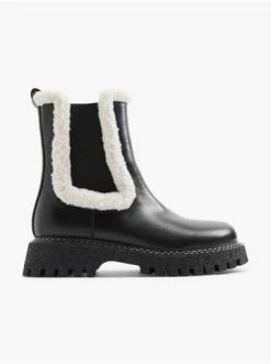 Schlussverkauf ✨ Stiefeletten Catwalk Chelsea 🥾 Boots Schwarz Günstig Kaufen 😍