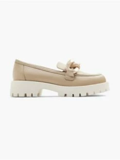 Billig 🌟 Halbschuhe Catwalk Chunky Loafer Beige Günstig Kaufen 😀