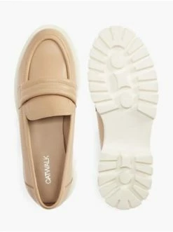 Blitzangebot 👍 Halbschuhe Catwalk Chunky Loafer Beige Günstig Kaufen 🥰 -Angebote Catwalk Store catwalk chunky loafer beige 30