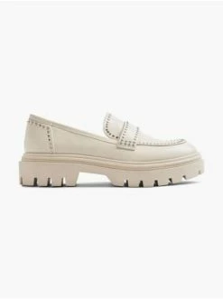 Bestes Angebot 😀 Halbschuhe Catwalk Chunky Loafer Creme Günstig Kaufen 👍