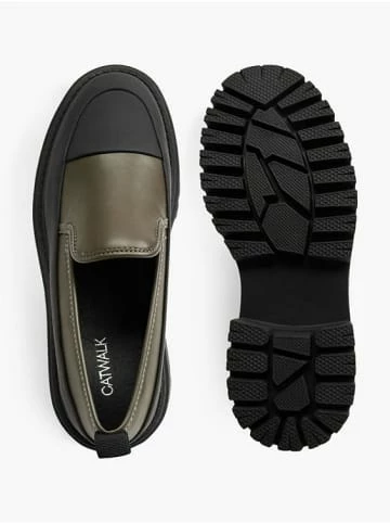 Auslauf ⌛ Halbschuhe Catwalk Chunky Loafer Dunkelgrün Günstig Kaufen 🥰 5 Auslauf ⌛ Halbschuhe Catwalk Chunky Loafer Dunkelgrün Günstig Kaufen 🥰 – Bild 3