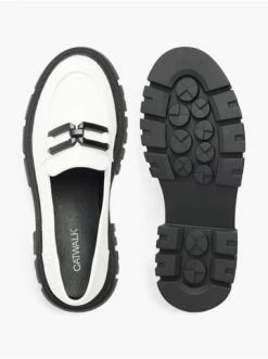 Besorgen 🥰 Halbschuhe Catwalk Chunky Loafer Weiß Günstig Kaufen 🔥 -Angebote Catwalk Store catwalk chunky loafer weiss 2