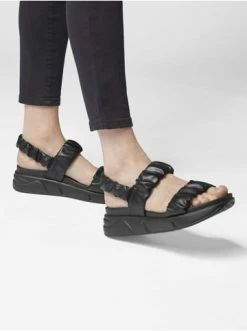 Brandneu 🔥 Sandalen Catwalk Keilsandalette Schwarz Günstig Kaufen 🌟