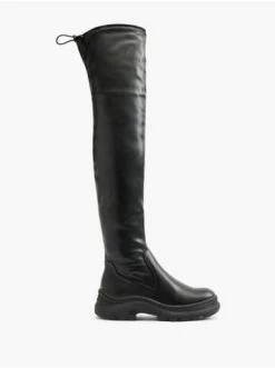 Brandneu 😍 Stiefel & 🥾 Boots Catwalk Overknee Schwarz Günstig Kaufen ⭐