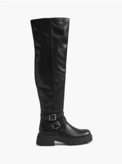 Am billigsten 🎁 Stiefel & 🥾 Boots Catwalk Overknee Schwarz Günstig Kaufen 😉