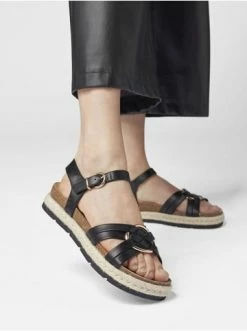 Am billigsten 🎁 Sandalen Catwalk 🩴 Sandale Schwarz Günstig Kaufen 🛒