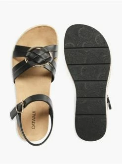 Am billigsten 🎁 Sandalen Catwalk 🩴 Sandale Schwarz Günstig Kaufen 🛒 -Angebote Catwalk Store catwalk sandale schwarz 3