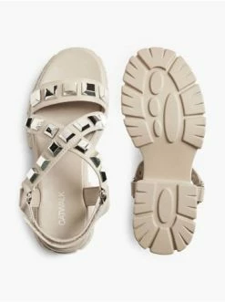 Bestes Angebot 🌟 Sandalen Catwalk 🩴 Sandalette Beige Günstig Kaufen 👍 -Angebote Catwalk Store catwalk sandalette beige 2