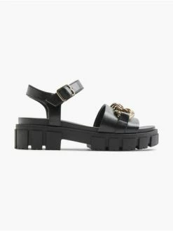 Schlussverkauf 🧨 Sandalen Catwalk 🩴 Sandalette Schwarz Günstig Kaufen ⌛