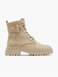 Besorgen 🥰 Stiefel & 🥾 Boots Catwalk Schnürboots Beige Günstig Kaufen 💯