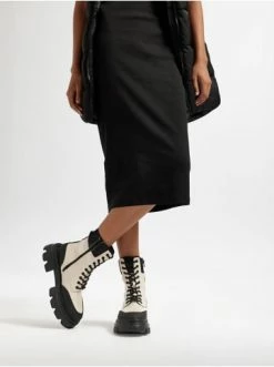 Auslauf ❤️ Stiefel & 🥾 Boots Catwalk Schnürboots Creme Günstig Kaufen 👏 -Angebote Catwalk Store catwalk schnurboots creme 23