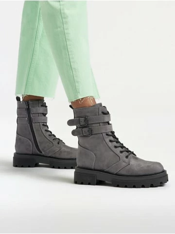 Auslauf ❤️ Stiefel & 🥾 Boots Catwalk Schnürboots Grau Günstig Kaufen ❤️ 9 Auslauf ❤️ Stiefel & 🥾 Boots Catwalk Schnürboots Grau Günstig Kaufen ❤️ – Bild 7