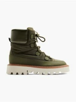 Besorgen 🤩 Stiefel & 🥾 Boots Catwalk Schnürboots Khaki Günstig Kaufen 🛒