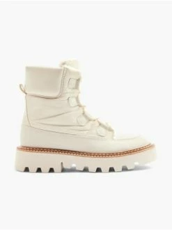 Brandneu 😀 Stiefel & 🥾 Boots Catwalk Schnürboots Offwhite Günstig Kaufen ✔️