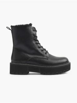 Brandneu 🧨 Stiefel & 🥾 Boots Catwalk Schnürboots Schwarz Günstig Kaufen 👍