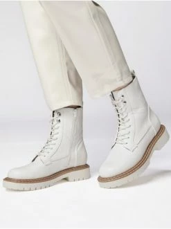 Angebote 🔥 Stiefel & 🥾 Boots Catwalk Schnürboots Weiß Günstig Kaufen ⭐