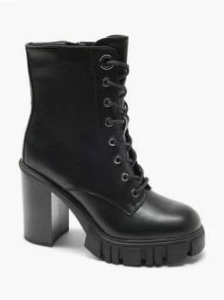 Blitzangebot 🔥 Stiefeletten Catwalk Schnürstiefelette Schwarz Günstig Kaufen 🎉 -Angebote Catwalk Store catwalk schnurstiefelette schwarz 5