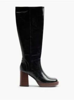 Schlussverkauf 🛒 Stiefel & 🥾 Boots Catwalk Stiefel Schwarz Günstig Kaufen 😍