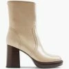 Budget ⭐ Stiefeletten Catwalk Stiefelette Beige Günstig Kaufen 🔔